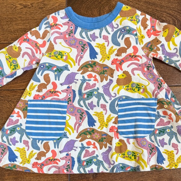 Mini Boden Multicolor Animal Print Shirt - Picture 2 of 4